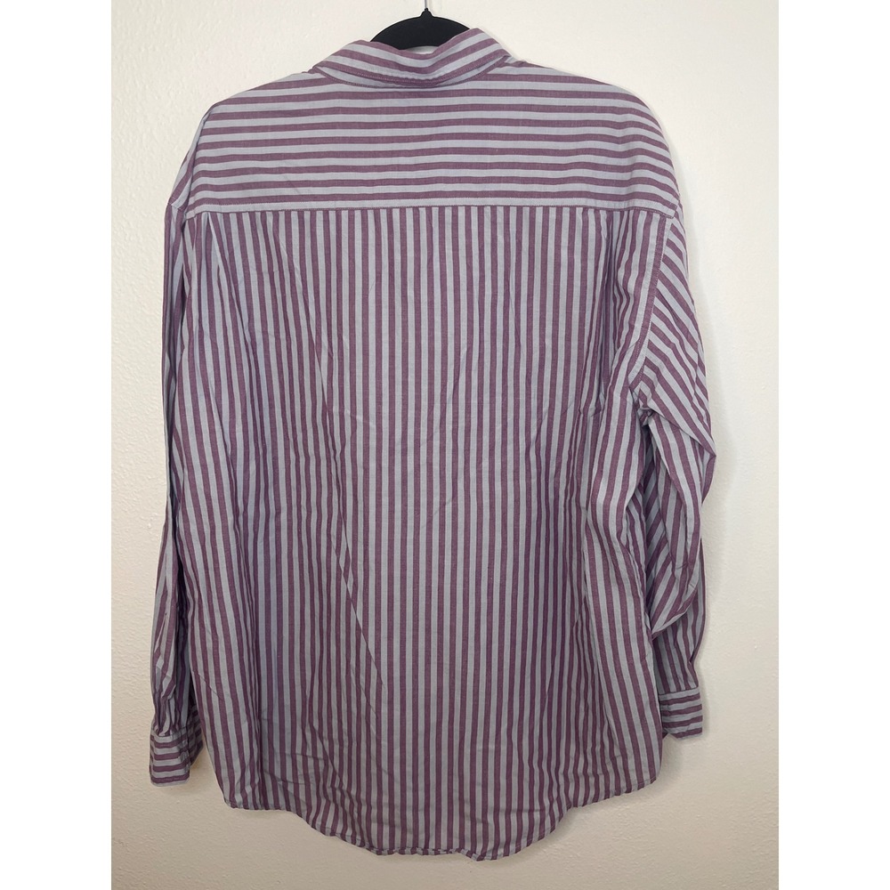 Levi's Men's L/S Gray/Purple Striped Button Down Shirt Vintage Silver Tab XL